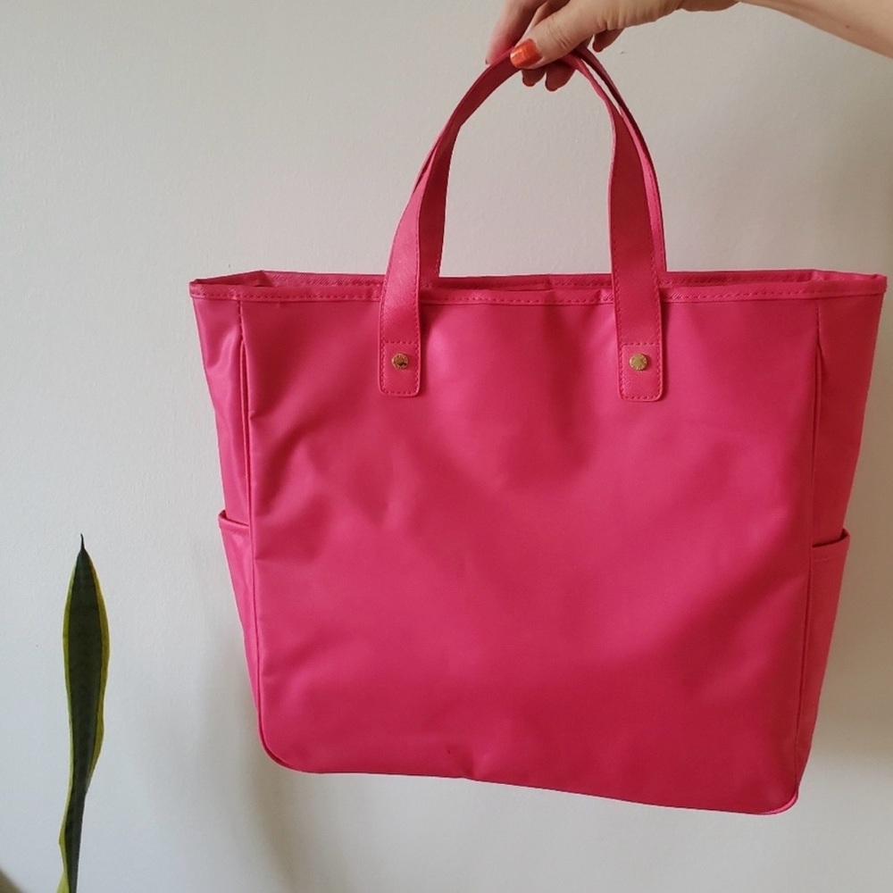 Victoria's Secret Fuchsia Tote Bag - Picture 3 of 5